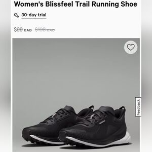 Lululemon Women's Trail Running Shoes - Black